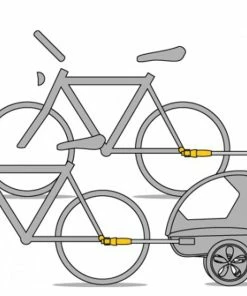 Weber B Attelage Avec Support -Composants, périphériques de vélo de route Ventes EH Kupplung Hebie Standersystem KU 02 000 12 04