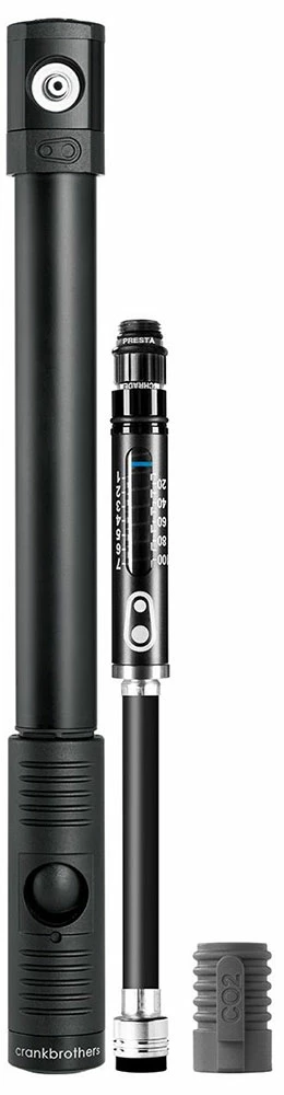 Crankbrothers Klic HP Pompe à CO2/à Main Avec Manomètre 3 Crankbrothers Klic HP Pompe à CO2/à Main Avec Manomètre