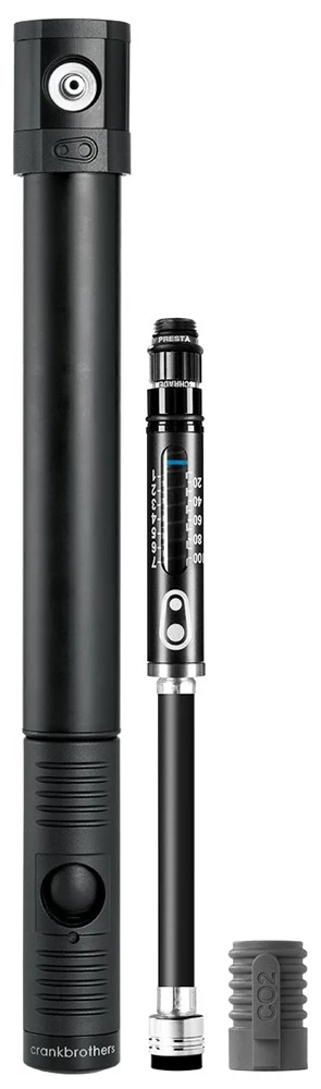 Crankbrothers Klic HV Pompe à CO2/à Main Avec Manomètre 3 Crankbrothers Klic HV Pompe à CO2/à Main Avec Manomètre