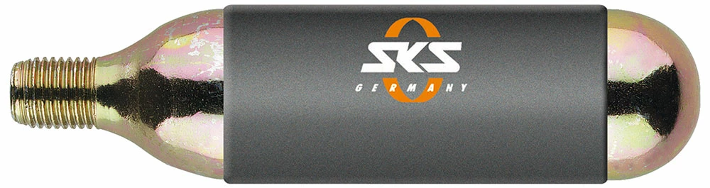 SKS Germany CO₂ Cartouche Caoutchoutée Avec Filetage 16g 3 SKS Germany CO₂ Cartouche Caoutchoutée Avec Filetage 16g