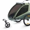 Thule Coaster XT Remorque Vélo -Composants, périphériques de vélo de route Ventes Thule Coaster XT Basil Green 10101820 1