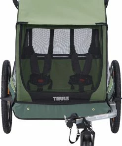 Thule Coaster XT Remorque Vélo 10 Thule Coaster XT Remorque Vélo -Composants, périphériques de vélo de route Ventes Thule Coaster XT Basil Green 10101820 3