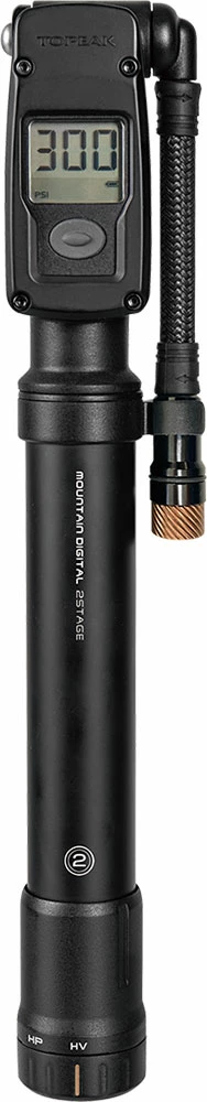 Topeak Mountain Digital 2Stage Minipumpe 3 Topeak Mountain Digital 2Stage Minipumpe
