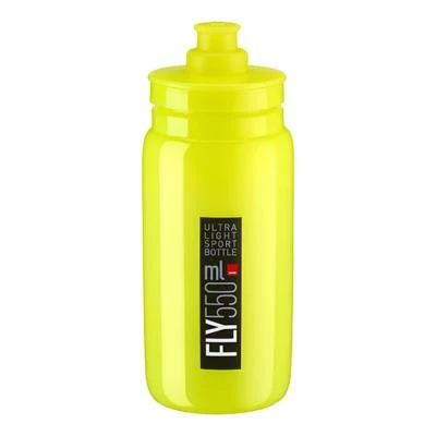 Bidon De Vélo ELITE Fly 550 Ml Jaune Fluo 4 Bidon De Vélo ELITE Fly 550 Ml Jaune Fluo – Image 2