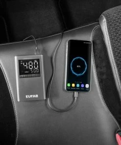 EUFAB Mini-compresseur Rechargeable -Composants, périphériques de vélo de route Ventes eufab 21083 300 20126017 Mini Kompressor aufladbar 10