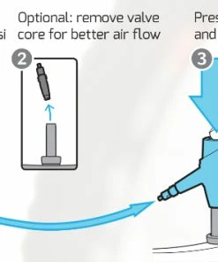 MilKit Tête De Booster Tubeless 7 MilKit Tête De Booster Tubeless -Composants, périphériques de vélo de route Ventes milKit Boosterkopf Tubeless BOOSTER HEAD b